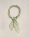 Ami Alexandre Mattiussi Ami De Coeur Bandana Scarf Green Unisex