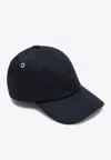 Ami Alexandre Mattiussi Ami Paris Logo-embroidered Cotton-twill Cap In Blue