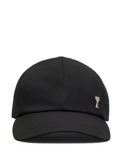 Ami Alexandre Mattiussi Ami De Coeur Baseball Cap In Black