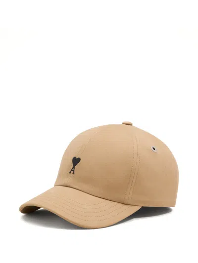 Ami Alexandre Mattiussi Ami De Coeur Baseball Cap In Gray