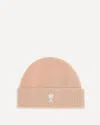 Ami Alexandre Mattiussi Ami Paris Men Ami De Coeur Beanie Hat In Pink