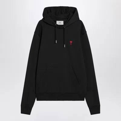 AMI ALEXANDRE MATTIUSSI AMI DE COEUR BLACK HOODIE