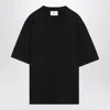 Ami Alexandre Mattiussi Ami De Coeur T-shirt Black In Black