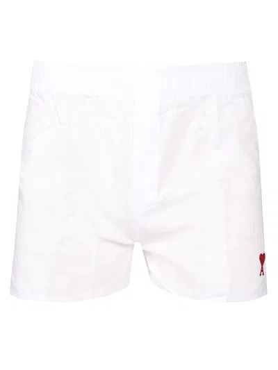 Ami Alexandre Mattiussi Ami De Coeur Boxer In White