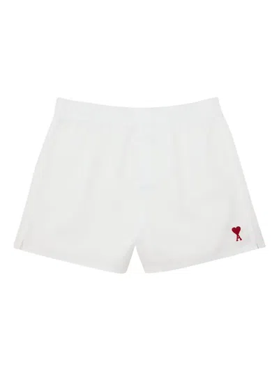 Ami Alexandre Mattiussi Ami De Coeur Boxers In White