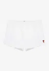 Ami Alexandre Mattiussi Ami Paris Short Ami De Coeur White Cotton Men In White