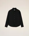 Ami Alexandre Mattiussi Ami Buttoned Sleeved Shirt In Black