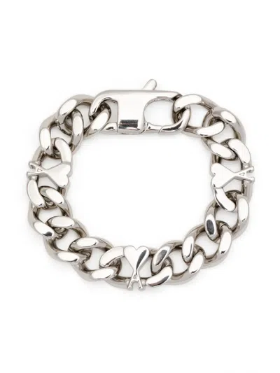 Ami Alexandre Mattiussi Ami De Coeur Bracelet In Metallic
