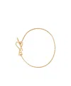 Ami Alexandre Mattiussi Ami De Coeur Bracelet In Yellow