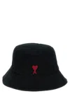 Ami Alexandre Mattiussi Ami Paris 'ami De Coeur' Bucket Hat In Black