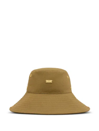 Ami Alexandre Mattiussi Ami De Coeur Bucket Hat In Brown