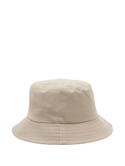 Ami Alexandre Mattiussi Ami De Coeur Bucket Hat In Neutral