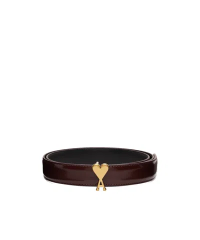 Ami Alexandre Mattiussi Ami De Coeur Buckle Belt