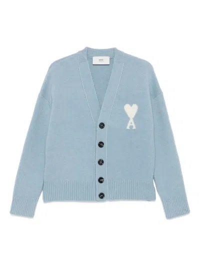 AMI ALEXANDRE MATTIUSSI AMI DE COEUR BUTTON-UP CARDIGAN