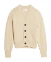 Ami Alexandre Mattiussi Ami De Coeur Button-up Cardigan In Nude