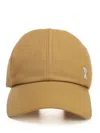 Ami Alexandre Mattiussi Mustard Twill Ami De Coeur Stud Cap Yellow In Beige