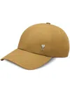 Ami Alexandre Mattiussi Mustard Twill Ami De Coeur Stud Cap Yellow In Braun