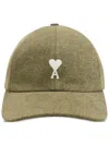 Ami Alexandre Mattiussi Ami Paris De Coeur Cap In Green