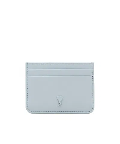 Ami Alexandre Mattiussi Ami De Coeur Card Holder In Blue