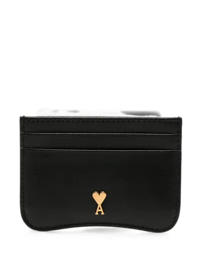 Ami Alexandre Mattiussi Ami De Coeur Cardholder In Black