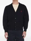 Ami Alexandre Mattiussi Ami Paris Ami Paris De Coeur Cardigan In Blue