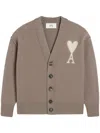 Ami Alexandre Mattiussi Ami Paris Cardigan In Nude