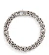 Ami Alexandre Mattiussi Ami De Coeur Chain Bracelet In Silver