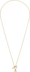Ami Alexandre Mattiussi Ami De Coeur Chain Necklace