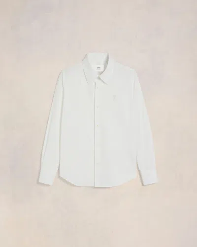 Ami Alexandre Mattiussi Ami De Coeur Classic Shirt White