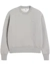 Ami Alexandre Mattiussi Ami De Coeur Wool Jumper In Grey