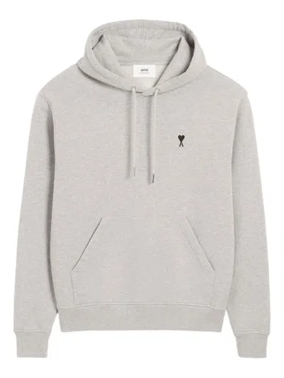 Ami Alexandre Mattiussi Ami Paris Sweatshirt Ami De Coeur Hoodie In Gray