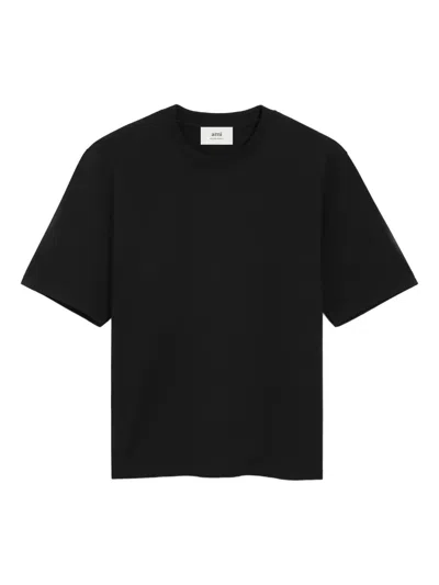 Ami Alexandre Mattiussi Ami De Coeur Cotton T-shirt In Black  