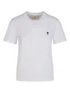 Ami Alexandre Mattiussi Ami Paris Ami De Coeur Tshirt In White