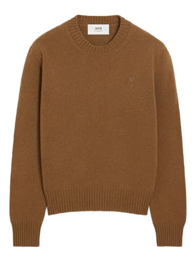 AMI ALEXANDRE MATTIUSSI AMI DE COEUR CREW-NECK SWEATER