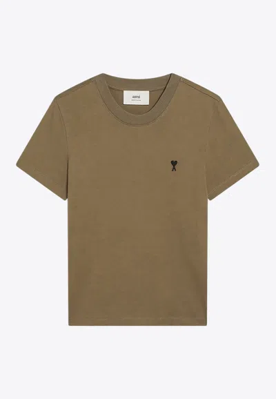 AMI ALEXANDRE MATTIUSSI AMI DE COEUR CREWNECK T-SHIRT