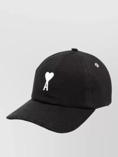 Ami Alexandre Mattiussi Ami De Coeur Curved Brim Baseball Hat In Orange