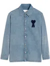 Ami Alexandre Mattiussi Ami Paris De Coeur Overshirt In Blau