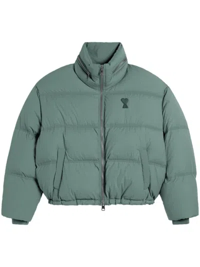Ami Alexandre Mattiussi Ami De Coeur Down Puffer Jacket In