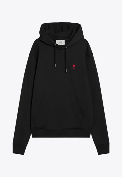 AMI ALEXANDRE MATTIUSSI AMI DE COEUR DRAWSTRING HOODIE