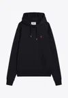 Ami Alexandre Mattiussi Ami Paris Ami De Coeur Navy Blue Hoodie