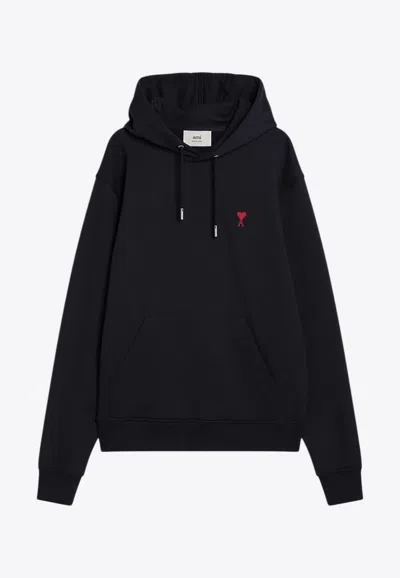 AMI ALEXANDRE MATTIUSSI AMI DE COEUR DRAWSTRING HOODIE