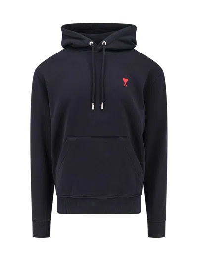 AMI ALEXANDRE MATTIUSSI AMI DE COEUR DRAWSTRING HOODIE