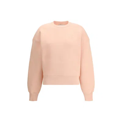 Ami Alexandre Mattiussi Ami Paris Women Ami De Coeur Embosse Sweatshirt In Pink