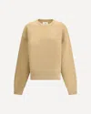 Ami Alexandre Mattiussi Ami Paris Women Ami De Coeur Embosse Sweatshirt In Neutral