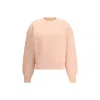 Ami Alexandre Mattiussi Cropped Long-sleeve Sweatshirt With Embroidered Heart Detail In Neutral