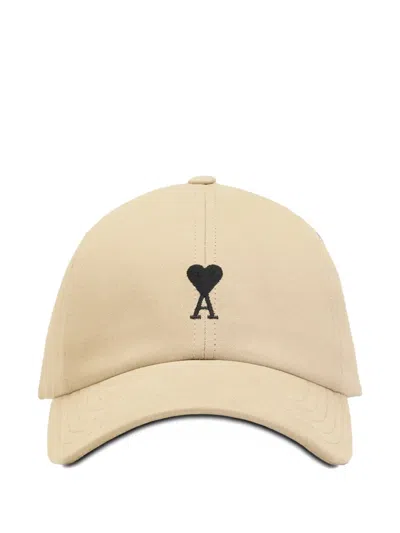 Ami Alexandre Mattiussi Ami De Coeur-embroidered Cap