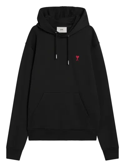 Ami Alexandre Mattiussi Ami Paris Ami De Coeur Navy Blue Hoodie