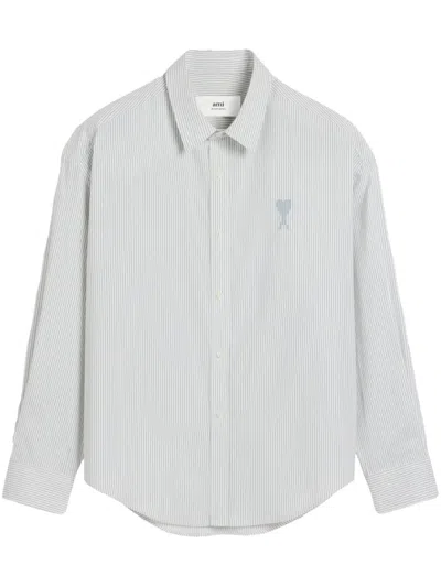 Ami Alexandre Mattiussi Ami Paris De Coeur Shirt In White