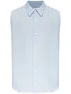 Ami Alexandre Mattiussi Ami Paris Ami De Coeur Motif Sleeveless Shirt In Blue