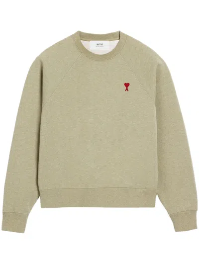 AMI ALEXANDRE MATTIUSSI AMI DE COEUR EMBROIDERED SWEATSHIRT